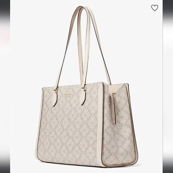 Kate Spade Cream Floral Tote - Picture 3 of 14
